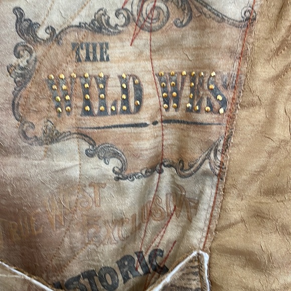 Paris Western Jacket  denim twill Sz 8 - Picture 6 of 6